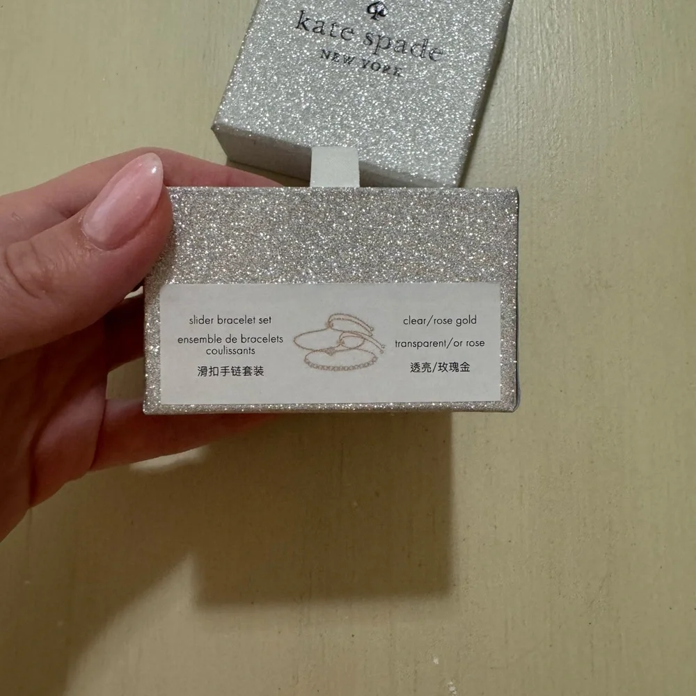 Kate Spade Rose Gold Slider Bracelets - Picture 3 of 4